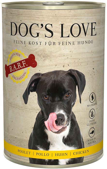 BARF Hundefutter in Dosen Fleisch pur