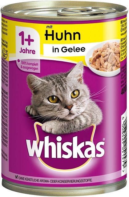 Whiskas 1+ in Gelee 400 Gramm KatzennassfutterVorschaubild