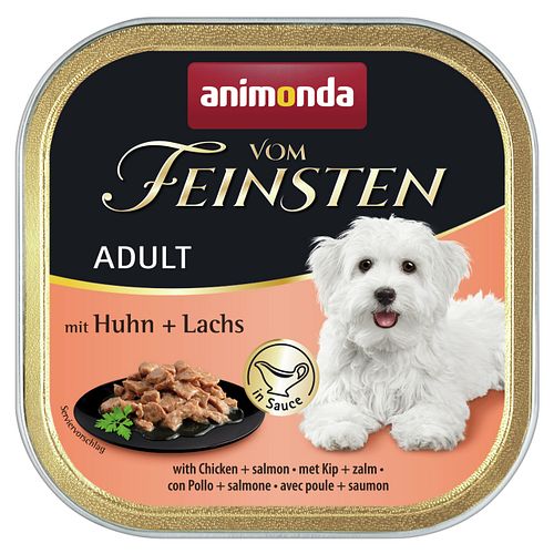 animonda Vom Feinsten Adult in Sauce 150g Schale Hundenassfutter