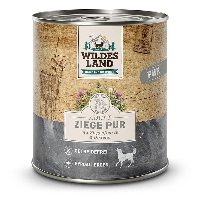 Wildes Land PUR Hundenassfutter 800gVorschaubild