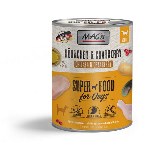 MAC's SuperFood for Dogs Dose Hundenassfutter