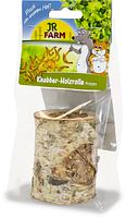JR FARM Knabber-Holzrolle Protein 150g Kleintiersnack / Nahrungsergänzung für Kleintiere