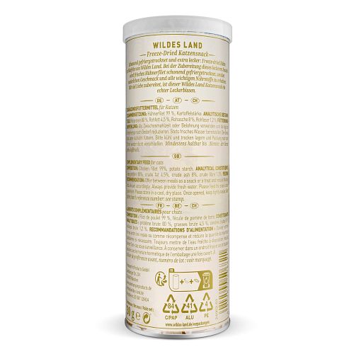 WILDES LAND Katze Freeze Dried Katzensnack