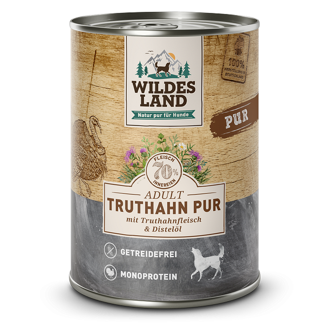 Wildes Land PUR Hundenassfutter 400gVorschaubild