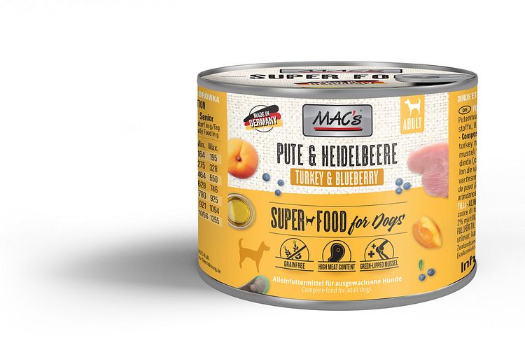 MAC's SuperFood for Dogs Dose Hundenassfutter
