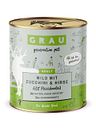Vorschaubild grau Hund 800 Gramm Hundenassfutter