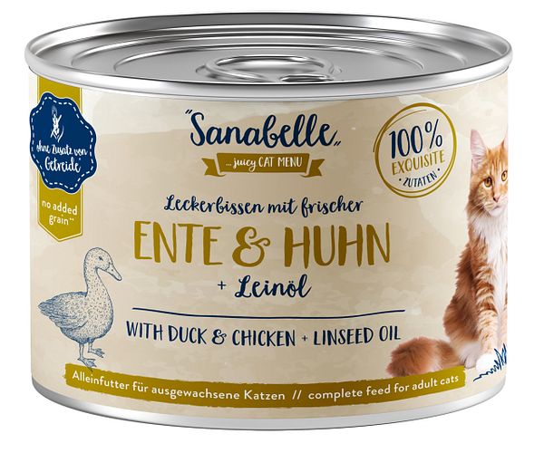 Sanabelle Adult Leckerbissen 195g Katzennassfutter