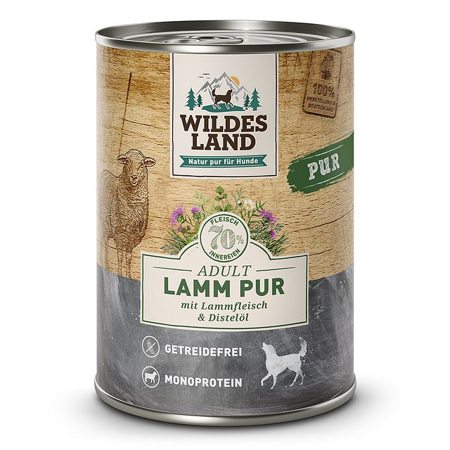 Wildes Land PUR Hundenassfutter 400gVorschaubild