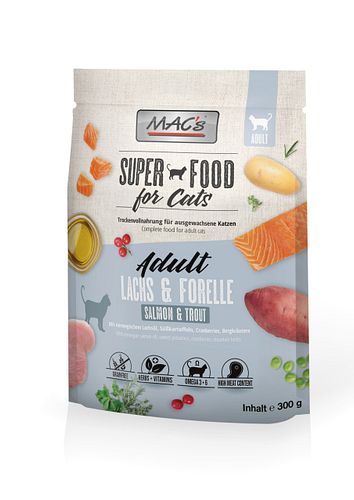 MAC's Cat Adult Lachs & Forelle Katzentrockenfutter