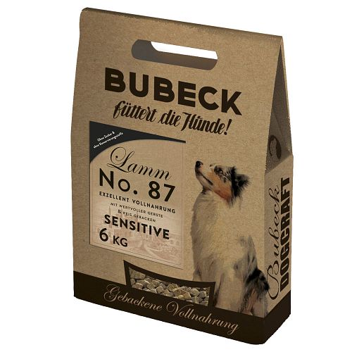 Bubeck Nr. 87 Sensitive Lammfleisch mit Gerste und Reis Hundetrockenfutter