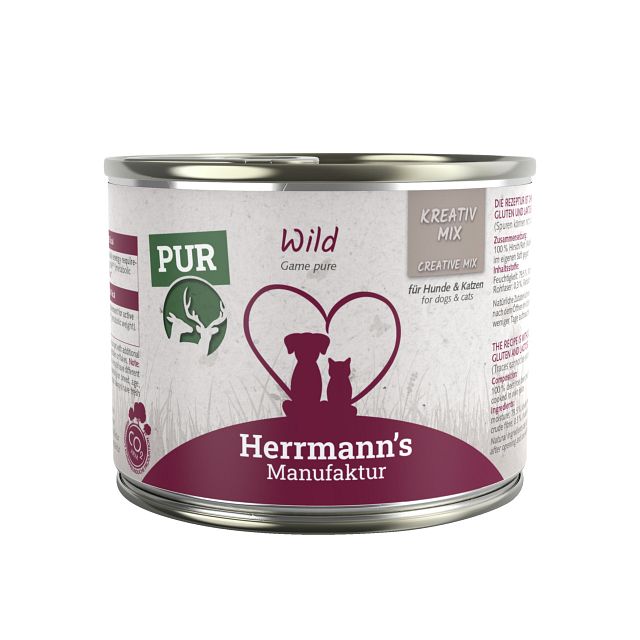 Herrmann's Kreativ-Mix Reinfleisch 200 Gramm HundenassfutterVorschaubild