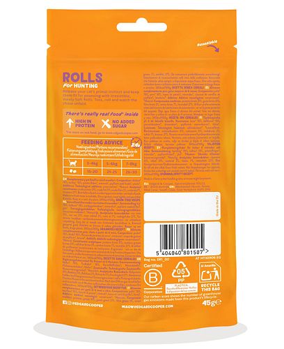 Edgard&Cooper 45g Rolls Huhn/Truthahn