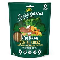 Christopherus 250g Vegetarian Dental Stick-Tapioka+Erdnussbutter Hundesnack
