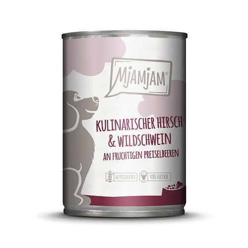 MJAMJAM Leckere Mahlzeit 400g Hundenassfutter