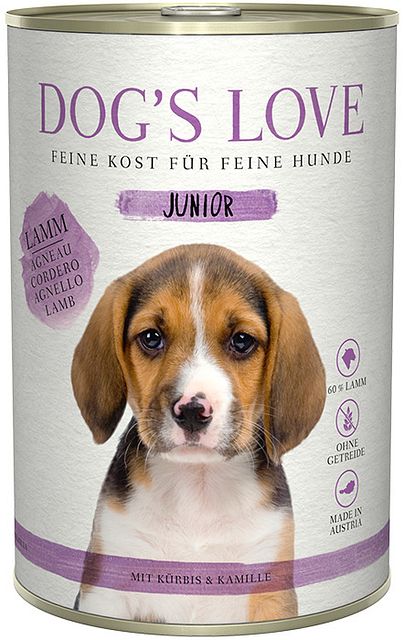 Dog's Love Junior 400g Dose HundenassfutterVorschaubild