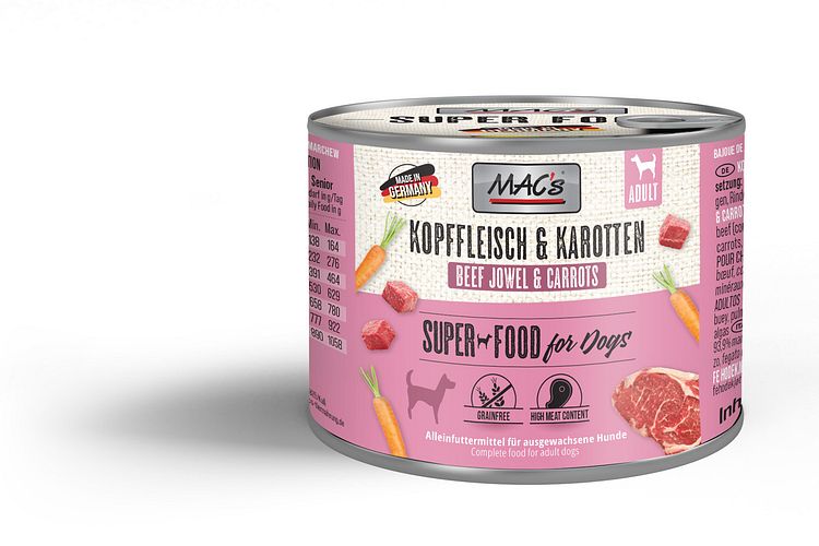 MAC's SuperFood for Dogs Dose Hundenassfutter