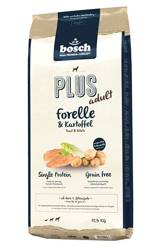 bosch Plus Adult Forelle & Kartoffel Hundetrockenfutter