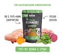 Vorschaubild BOSCH Freshe Schnauze 250g Pute, Quinoa & Spinat Hundenassfutter