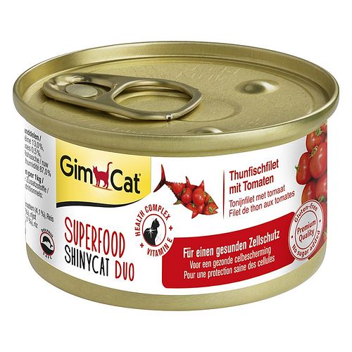 GimCat Superfood ShinyCat Duo 70 Gramm Katzennassfutter