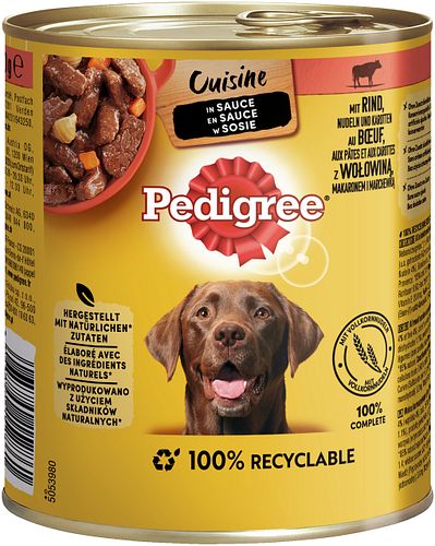 Pedigree in Sauce 800 Gramm Hundenassfutter