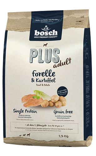 bosch Plus Adult Forelle & Kartoffel Hundetrockenfutter