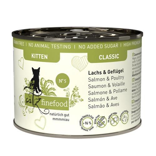 Catz finefood Kitten 200 Gramm Katzennassfutter