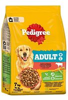 Pedigree 7kg Adult mit Rind+Gemüse