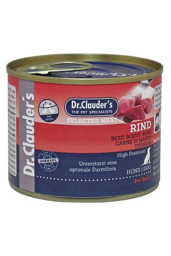 Dr. Clauder's Selected Meat Pre Biotics 200g Dosen Hundenassfutter