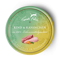 Terra Felis 12x80g Rind und Kaninchen