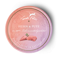 Terra Felis Sparpaket 24x80g Huhn und Pute