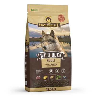 WOLFSBLUT Wild Duck Entenfleisch mit Kartoffeln Hundetrockenfutter