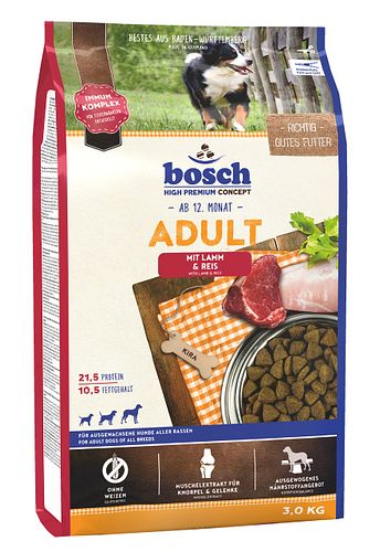 bosch Adult Lamm & Reis Hundetrockenfutter