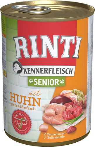 RINTI Kennerfleisch Senior 400g Dose Hundenassfutter