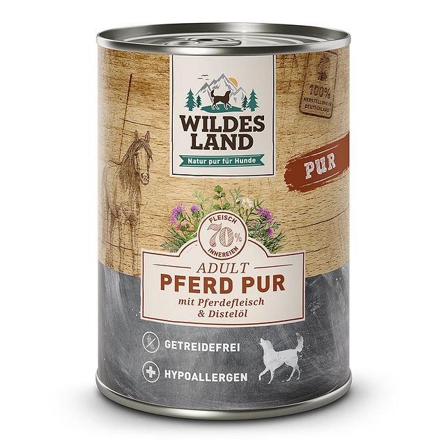 Wildes Land PUR Hundenassfutter 400gVorschaubild