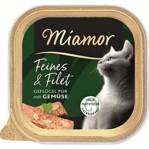 Miamor Feine Filets Adult 100g-Schale Katzennassfutter