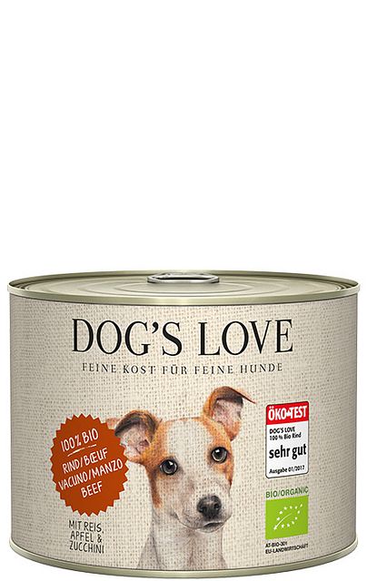 Dog's Love Bio 200g Dose HundenassfutterVorschaubild
