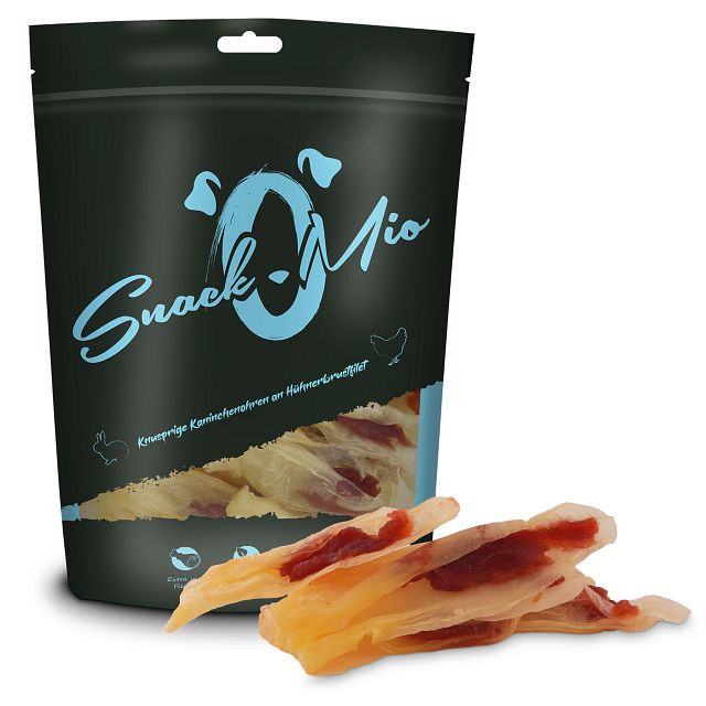 SnackOMio Kaninchenohren 70 Gramm HundesnackVorschaubild