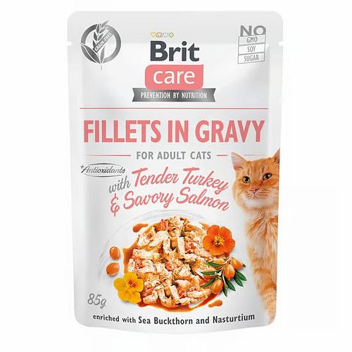 Brit Care Fillets in Soße 85 Gramm Katzennassfutter