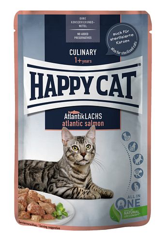 HAPPY CAT Meat in Sauce Culinary 85 Gramm Katzennassfutter