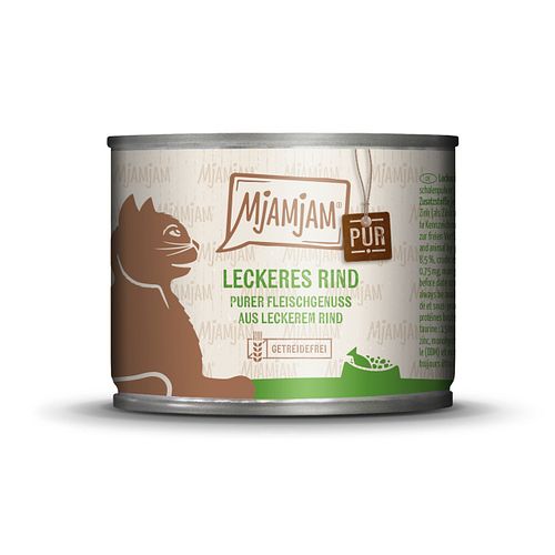 MJAMJAM Purer Fleischgenuss 200g Dose Katzennassfutter