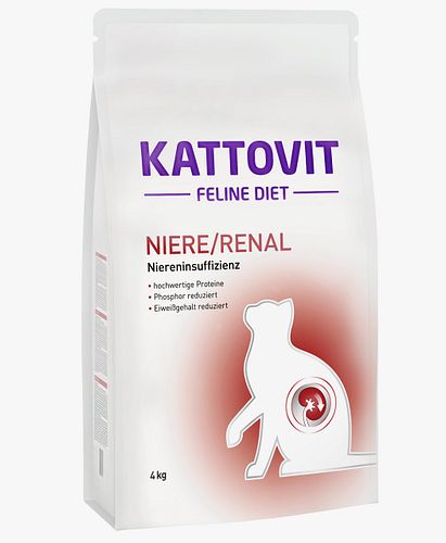 KATTOVIT Feline Diet Niere/Renal Katzentrockenfutter Diätnahrung
