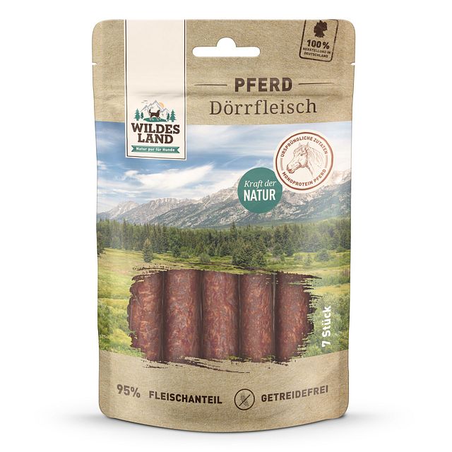 Wildes Land Dörrfleisch Hunde SnackVorschaubild