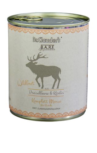 Dr. Clauder's BARF Komplett Menü 800g Dosen Hundenassfutter