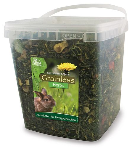 JR FARM Grainless Herbs Zwergkaninchen Kleintierfutter