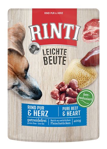 RINTI Leichte Beute 400g Frischebeutel Hundenassfutter