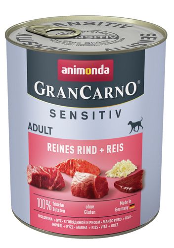 animonda Gran Carno Sensitive Adult 800g Dose Hundenassfutter