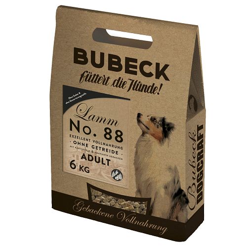 Bubeck Nr. 88 Adult Lammfleisch mit Kartoffel & Amaranth gebacken Hundetrockenfutter