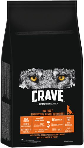 CRAVE Truthahn & Huhn Hundetrockenfutter