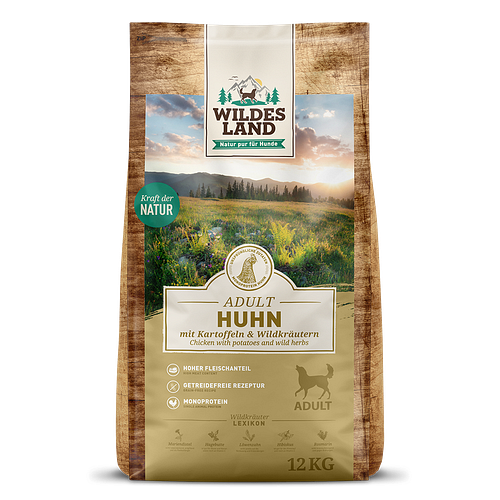 Wildes Land Huhn Hundetrockenfutter