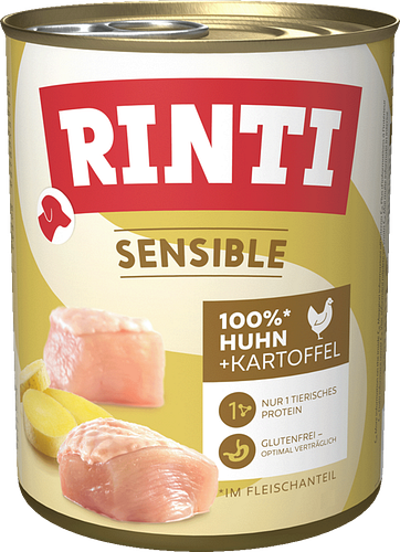 RINTI Sensible 800g Dose Hundenassfutter